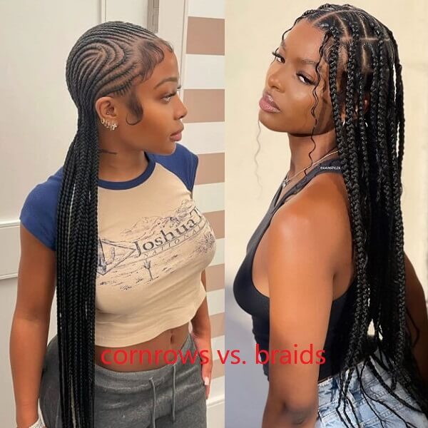 Braids vs. Cornrows