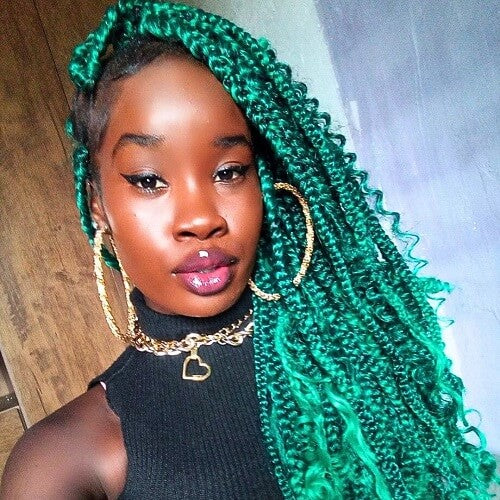 17 Ways to Wear Boho Braids With Color