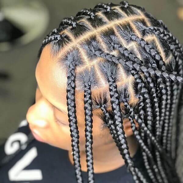 How Many Packs of Hair for Different Box Braids Style?