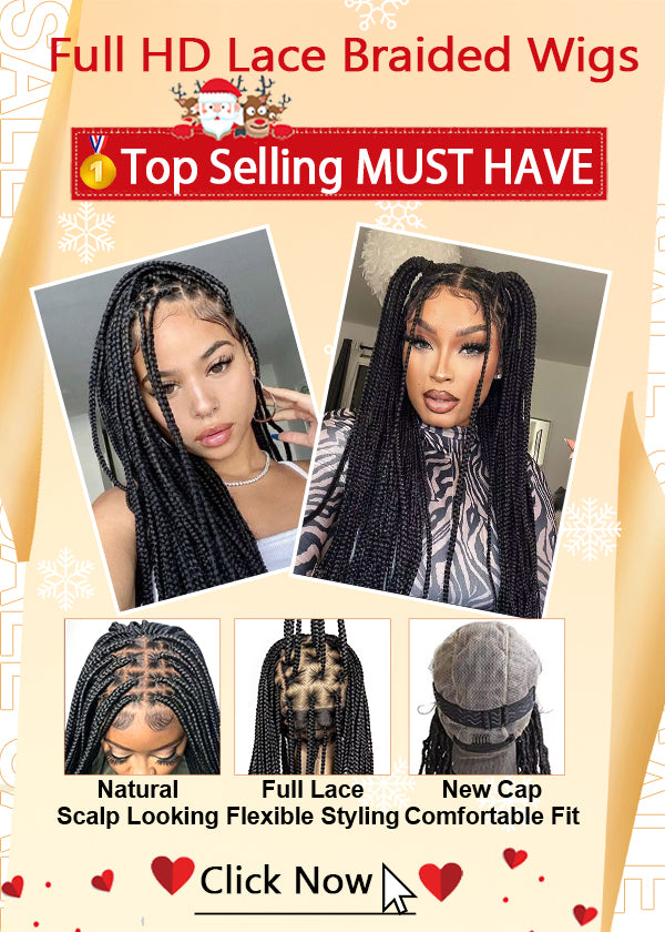 Premium Quality Braided Wigs Hand Tied Full HD Lace MyBraidedWig