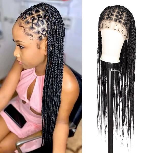 criss cross box braid wig MyBraidedWig