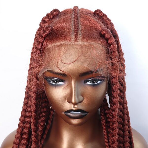 ginger box braided wig with baby hair