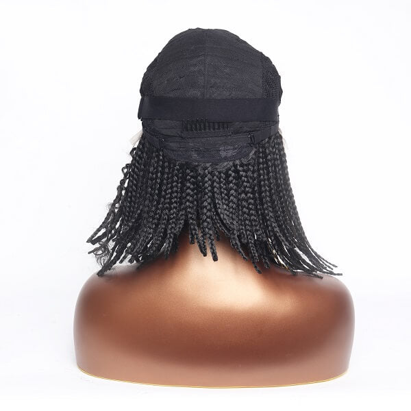 briaded wig with elastic band and comb