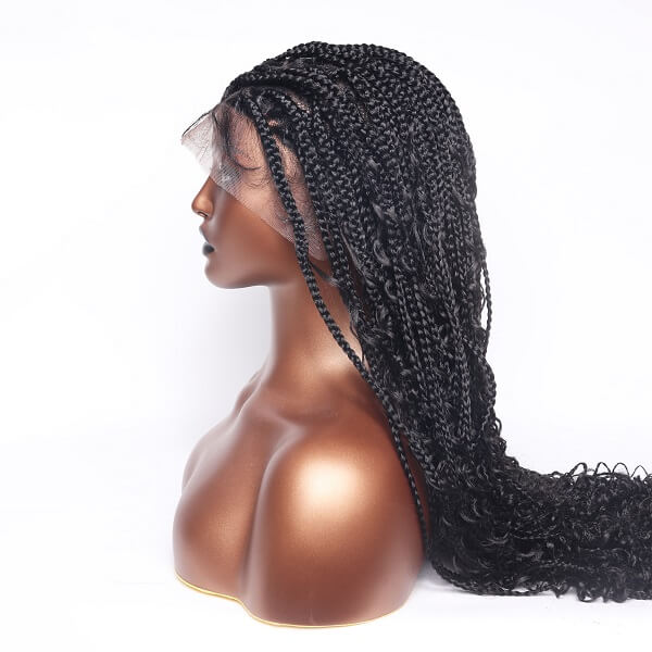 boho box braids with curls MyBraidedWig