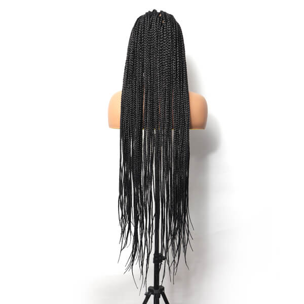 1b braided wig
