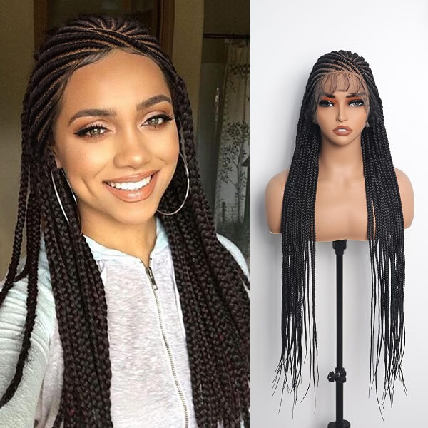 Tribal braided buy wig