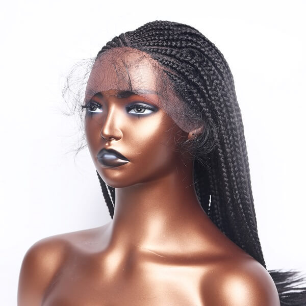 cornrow wig with baby hair MyBraidedWig