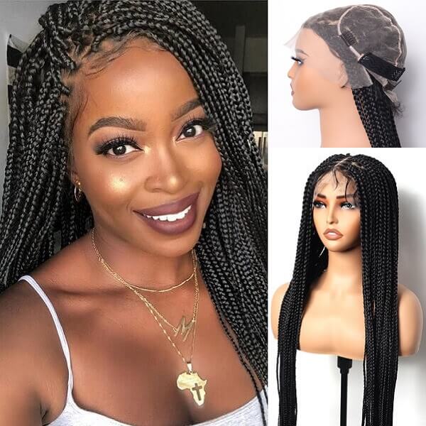 full hd lace box braided wig