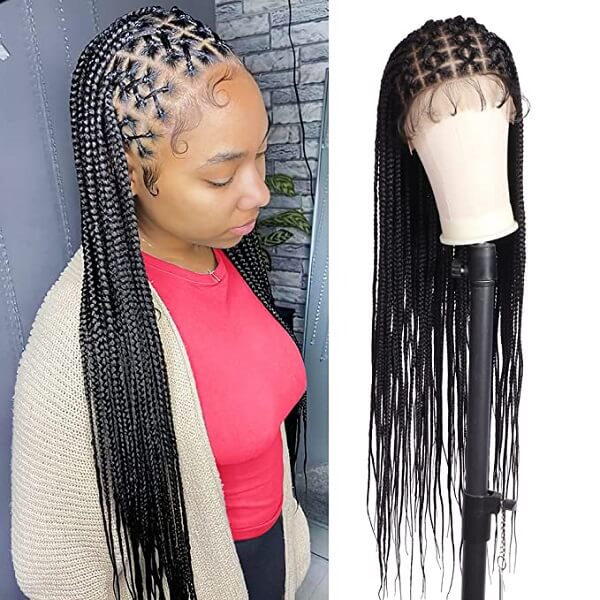 knotless box braided wig MyBraidedWig