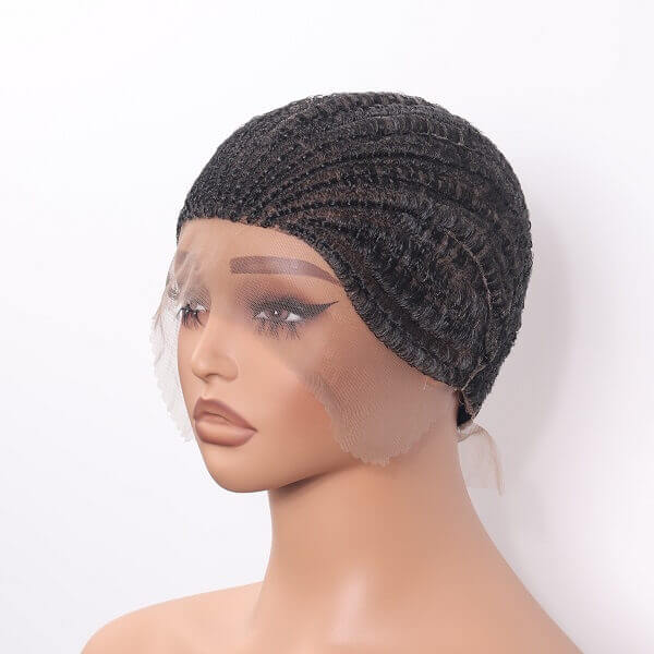 Full Lace Braided Wig Cap for Crochet & Braiding Pre-Cornrowed Crochet Cap-MBW33